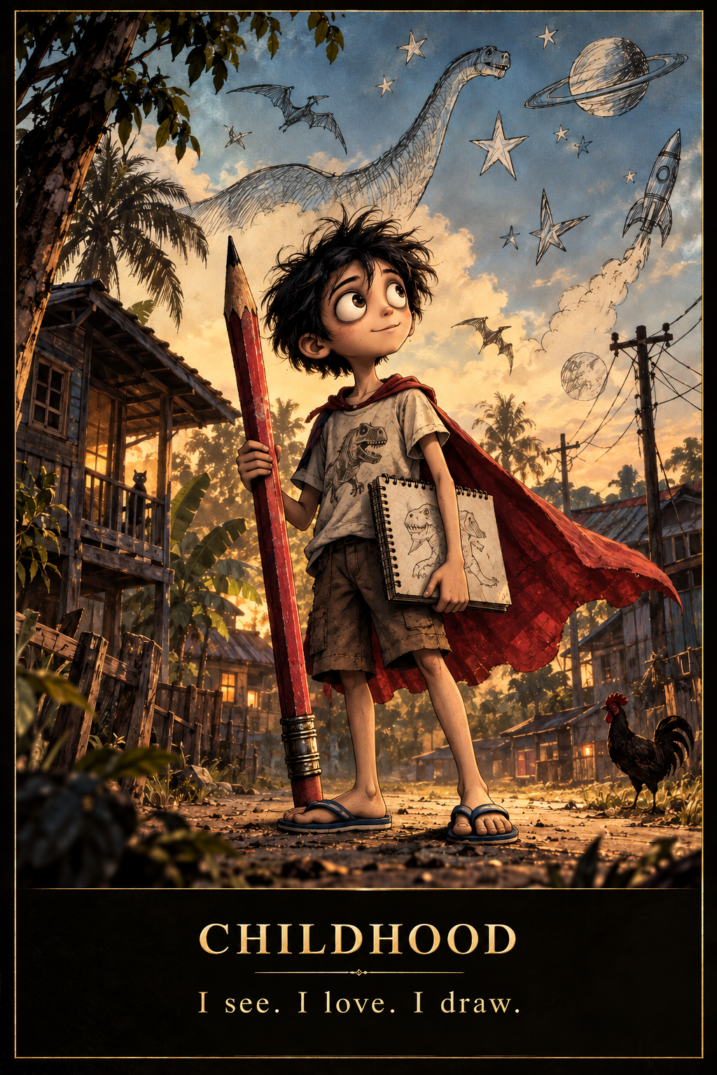 Childhood — I see. I love. I draw.